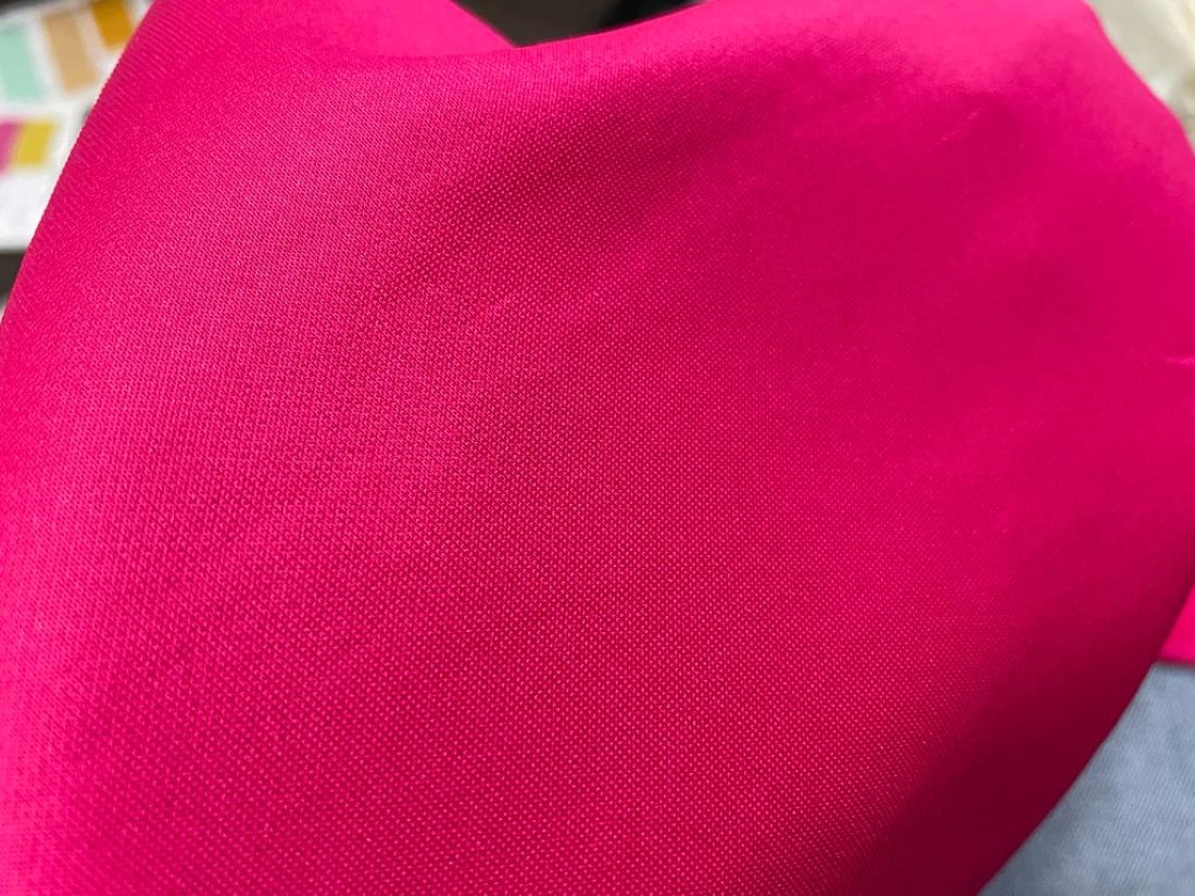 Hot Pink Color Scuba /Neoprene Lycra fashion wear 1 MM thick Dress fabric ~ 58&quot;