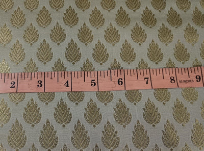 Brocade jacquard fabric 44" wide available in three designs BRO842[2,3,4] LIGHT GOLD,DARK GOLD,GOLD AND PINK ROSE MOTIF