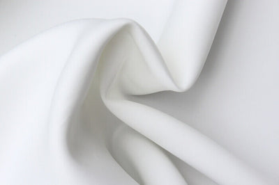 White neoprene/scuba fabric ~ 60&quot; wide