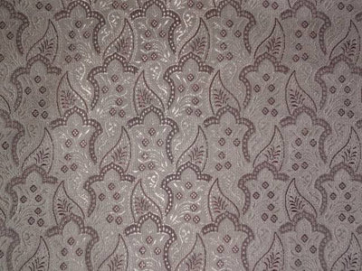 SILK BROCADE TAUPE &amp; FAWN HALF PAISLEY COLOR 44" WIDE BRO328[6]