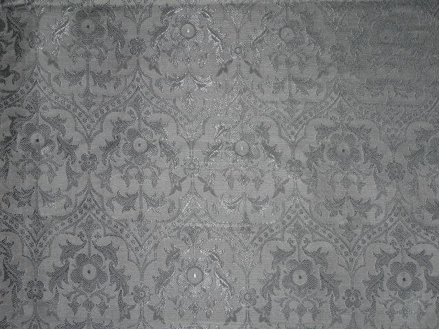SILK BROCADE BLUEISH GREY COLOR 44" WIDE BRO307[1]