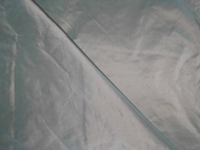 100% PURE SILK TAFFETA FABRIC RICH PALE GREEN WITH LIGHT GOLD SHOT color 54" wide TAF32[1]