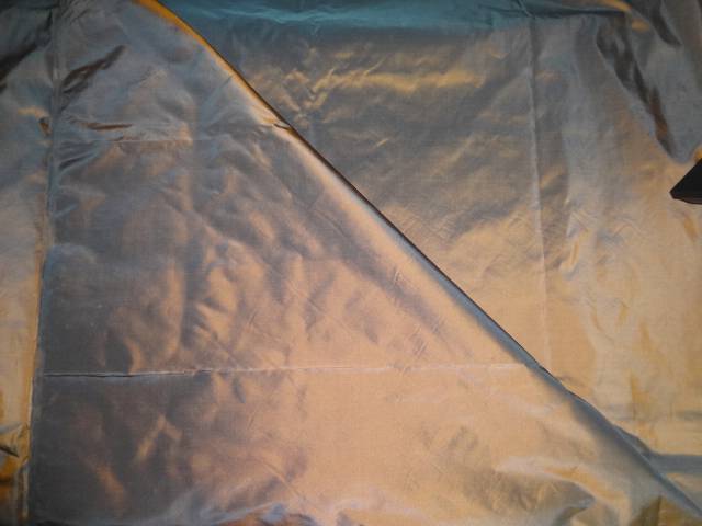 100% Pure Silk Taffeta Fabric Brown colour 60&quot; wide TAF279[5]