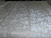 White x Gold Lurex Devore Burnout Velvet fabric 44" wide [5676]