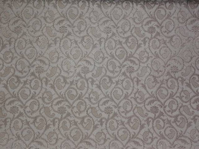 SILK BROCADE CREAM X GOLD COLOR 44" WIDE BRO404[3]