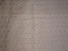 SILK BROCADE fabric CREAM,NUDE &amp; METALLIC ROSE GOLD 44&quot;