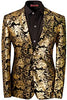 Silk Brocade fabric black x metallic gold color 44" wide BRO719B[3]