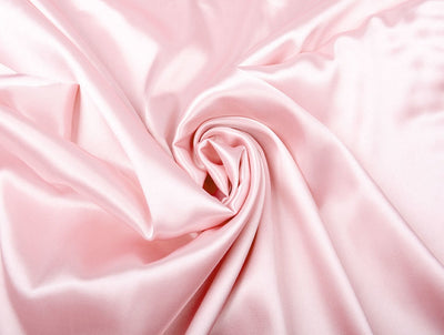 Light Baby Pink viscose modal satin weave fabric ~ 44&quot; wide (81)