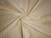 100% Pure Silk dupion cream seersucker stripe Fabric 44" wide DUPS70