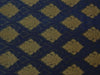 BROCADE FABRIC JET BLACK,ROYAL BLUE X METALLIC GOLD