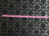 BROCADE FABRIC ROYAL JET BLACK X GOLD