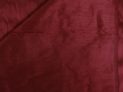 100% PURE SILK DUPIONI FABRIC indian RED colour 54&quot; wide&quot; WITH SLUBS*