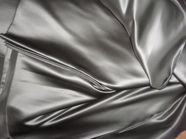 DUTCHESS SATIN STEEL GREY COLOR 40 momme 54&quot; wide [6003]