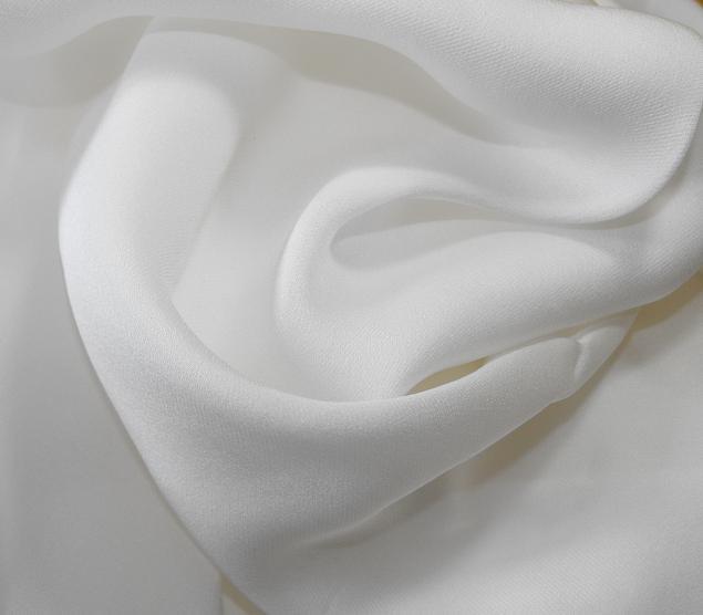 Silk Satin Georgette fabric 44&quot;- 16 m/m weight