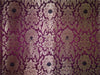 BROCADE WINE X METALLIC GOLD COLOR 44&quot;