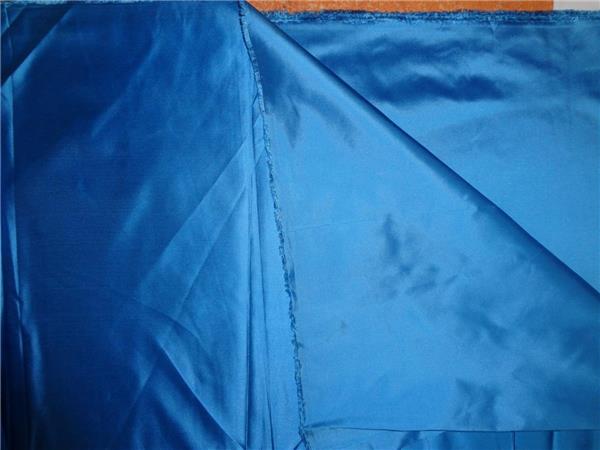 66 MOMME SILK DUTCHESS SATIN FABRIC BLUE COLOR 60&quot; wide