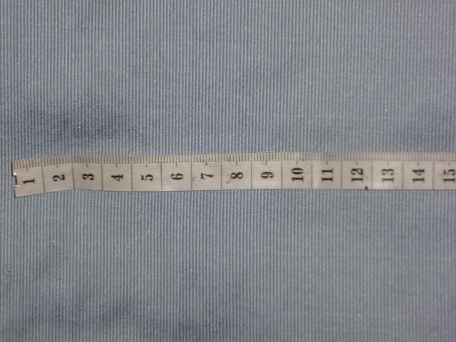 100% silk dupioni fabric blue x ivory colour pin stripe 54" wide DUP#S55[3]