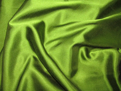 Olive Green viscose modal satin weave fabric ~ 44&quot; wide.(83)