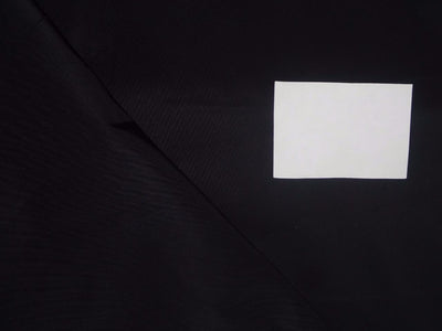 40 mm heavy weight JET BLACK SILK TAFFETA fabric 54&quot; wide