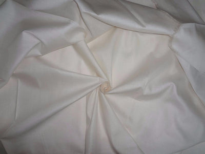 TUSSAR VISCOSE SILK NATURAL IVORY FABRIC 44&quot; WIDE