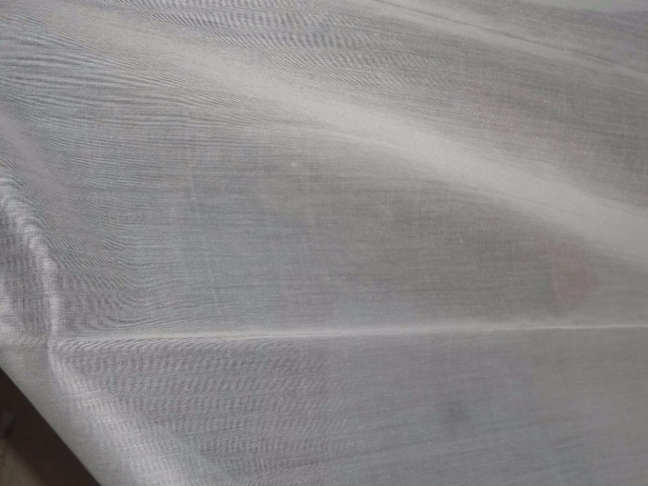 Silk / cotton spun yarn sheer chanderi fabric 44 inches wide