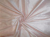 100% PURE SILK DUPION FABRIC PEACE colour 54&quot; wide WITH SLUBS*
