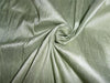 100% PURE SILK DUPIONI FABRIC DUSTY OLIVE GREEN colour 54&quot; wide WITH SLUBS* MM59[4]