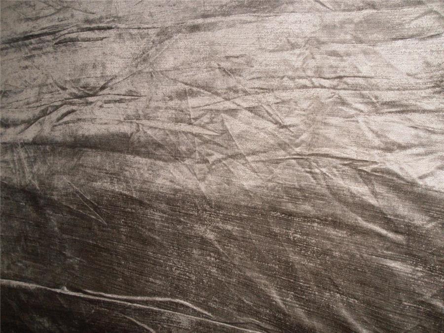100% Cotton Velvet Ash Brown Fabric ~ 54&quot; wide