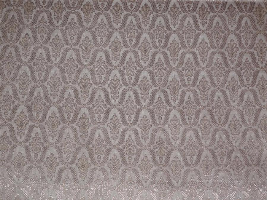SILK BROCADE~WIDTH 44 ~ creamy gold x metallic gold color