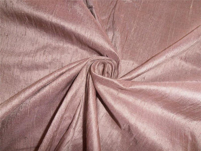 100% PURE SILK DUPIONI FABRIC ONION PINK colour 54&quot; wide WITH SLUBS