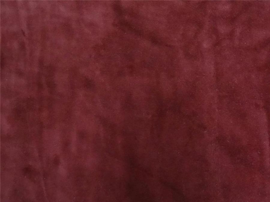 Alpine Crushed Velvet Red | Medium Weight Velvet Fabric | Home Decor Fabric  | 54 Wide