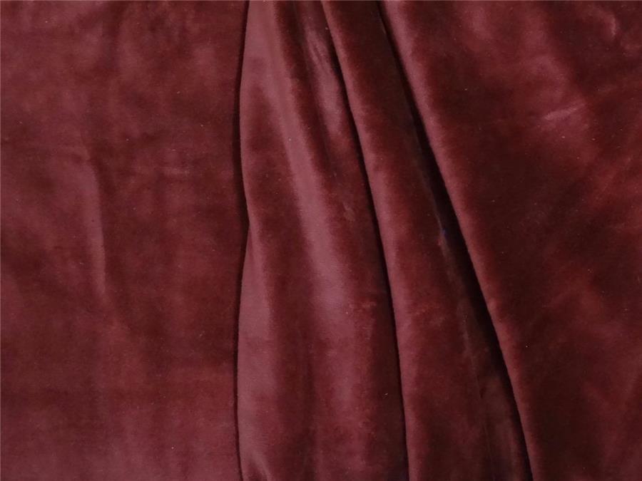 100% Cotton heavy weight Rusty Red Velvet Fabric ~ 54&quot; wide