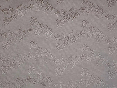SILK TAFFETTA CREAM COLOR JACQUARD 54" WIDE  TAFJ23