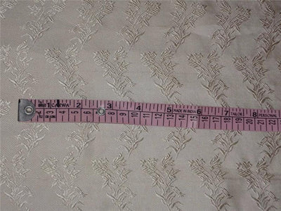 SILK TAFFETTA CREAM COLOR JACQUARD 54" WIDE  TAFJ23