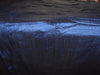 100% PURE SILK DUPION FABRIC NAVY BLUE X BLACK color 54" wide WITH SLUBS MM7[3]