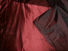 53 momme polyester dutchess satin 54&quot; wide- maroon x black