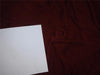 SILK DOUBLE GEORGETTE FABRIC 54" WIDE MAROON COLOR*