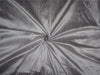 100% PURE SILK DUPIONI FABRIC ICY GREY X SILVER colour 54&quot; wide WITH SLUBS*
