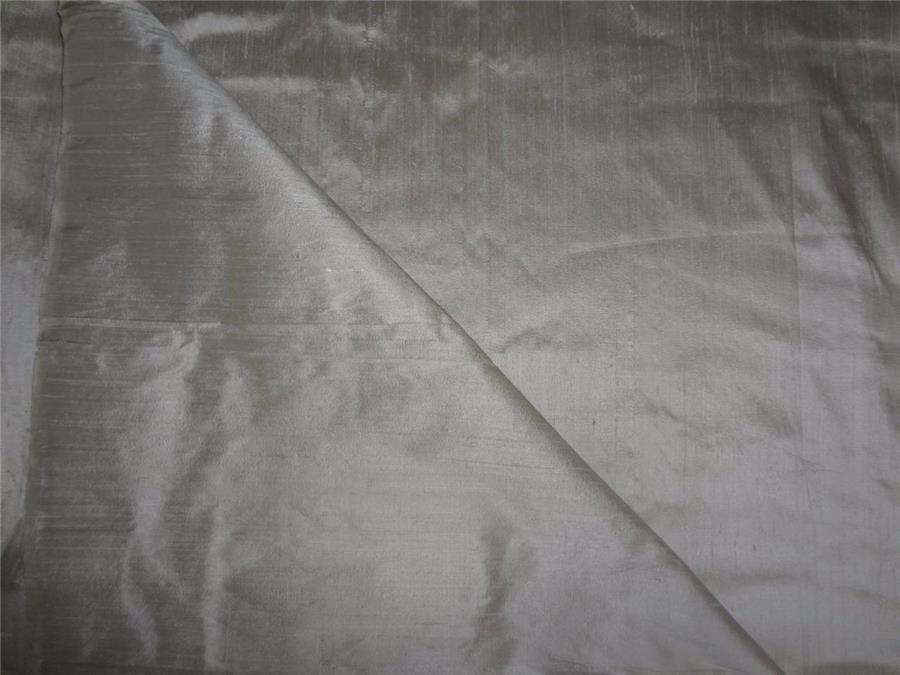 100% PURE SILK DUPIONI FABRIC LIGHT DUSTY color 54&quot; wide WITH SLUBS