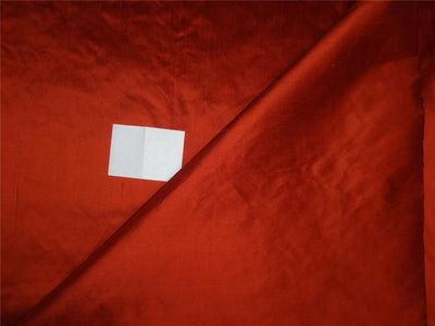 100% PURE SILK DUPION FABRIC BRICK RED COLOR 54&quot; wide WITHOUT SLUBS*DUP202[1]