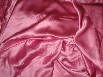 100% PURE SILK SATIN FABRIC dusty rose colour 44''&quot;wide