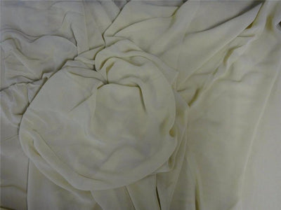 SILK GEORGETTE 54&quot; WIDE~LEMON GREEN COLOR 60 GRAMS