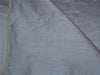 100% PURE SILK DUPIONI FABRIC DUSTY BLUE X IVORY colour 54&quot; wide WITH SLUBS*