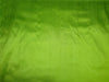 100% PURE SILK DUPION FABRIC BRIGHT LIME GREEN colour 54&quot; wide WITH SLUBS* MM61[3]