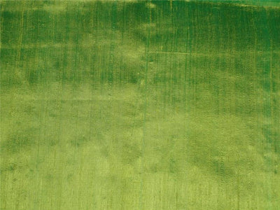 100%PURE SILK DUPIONI FABRIC PISTACHIO GREEN X DEEP GREEN 54&quot;WITH SLUBS*
