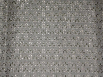 Brocade fabric Dusty Olive Green Color 44&quot;