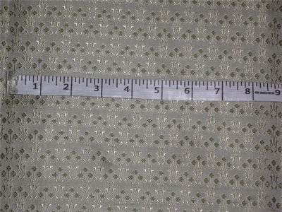 Brocade fabric Dusty Olive Green Color 44&quot;