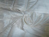 50 yards of 100% Pure SILK Dupion / Raw silk FABRIC white colour 44/54/108 &quot; wide with slubs Dyeable