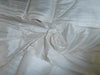100% Pure SILK Dupion / Raw silk FABRIC white colour 44/54/108" wide with slubs Dyeable