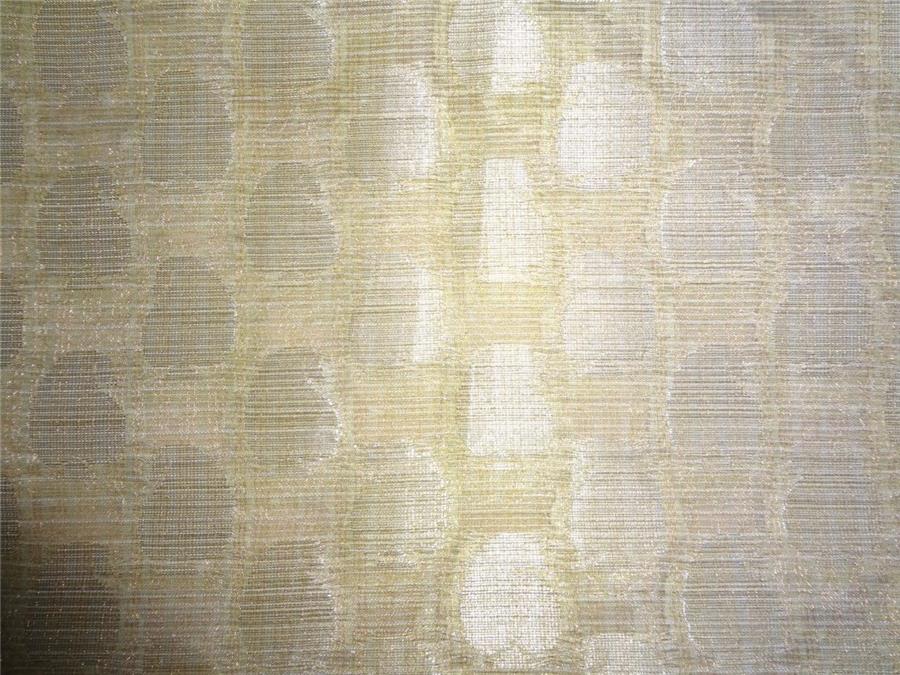 BROCADE FABRIC YELLOW 44&quot;CUT PCS 2.90 YRD